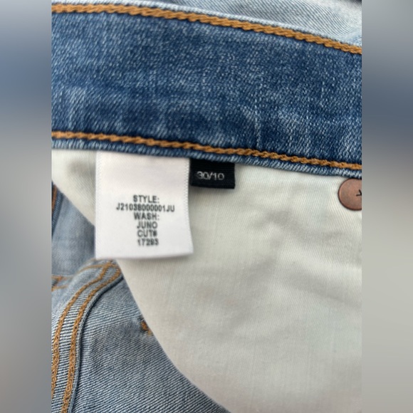 Veronica Beard Debbie High Waist Raw Hem Skinny Jeans - Picture 7 of 8